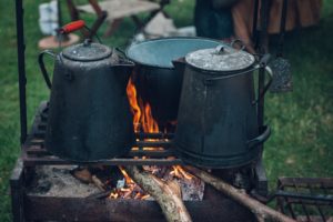 Campfire cooking for healthy no kitchen camping meals